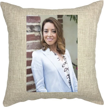 Aubrey Plaza Pillow