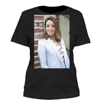 Aubrey Plaza Women's Cut T-Shirt