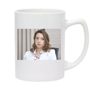 Aubrey Plaza 14oz White Statesman Mug