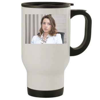 Aubrey Plaza Stainless Steel Travel Mug