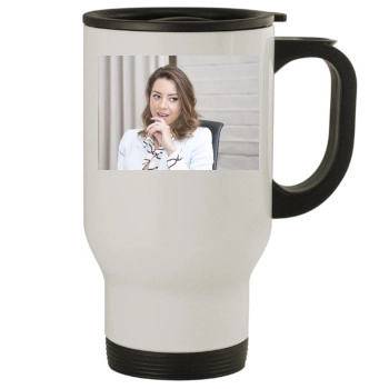 Aubrey Plaza Stainless Steel Travel Mug