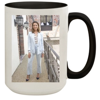 Aubrey Plaza 15oz Colored Inner & Handle Mug