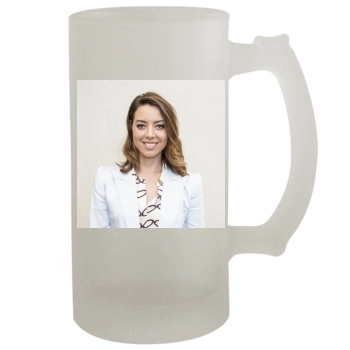 Aubrey Plaza 16oz Frosted Beer Stein