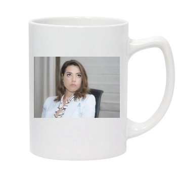 Aubrey Plaza 14oz White Statesman Mug