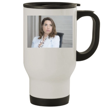 Aubrey Plaza Stainless Steel Travel Mug