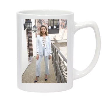 Aubrey Plaza 14oz White Statesman Mug