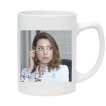 Aubrey Plaza 14oz White Statesman Mug