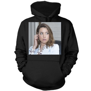 Aubrey Plaza Mens Pullover Hoodie Sweatshirt