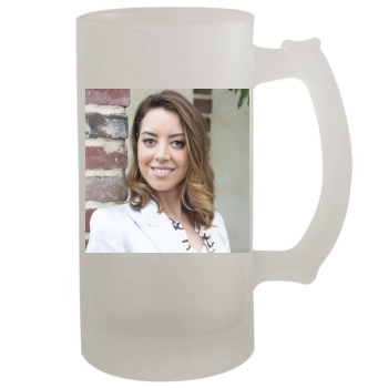 Aubrey Plaza 16oz Frosted Beer Stein