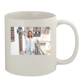 Aubrey Plaza 11oz White Mug