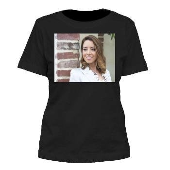 Aubrey Plaza Women's Cut T-Shirt