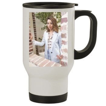 Aubrey Plaza Stainless Steel Travel Mug