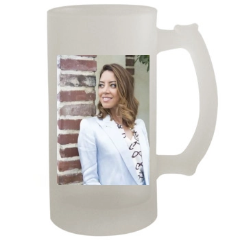 Aubrey Plaza 16oz Frosted Beer Stein