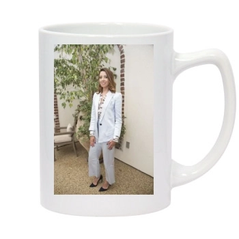 Aubrey Plaza 14oz White Statesman Mug