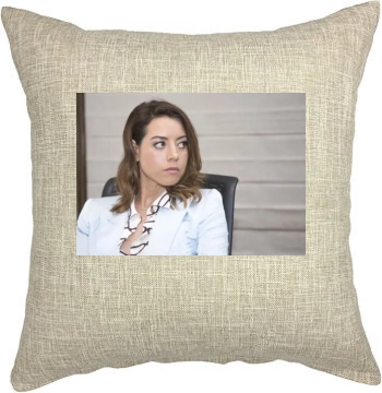 Aubrey Plaza Pillow