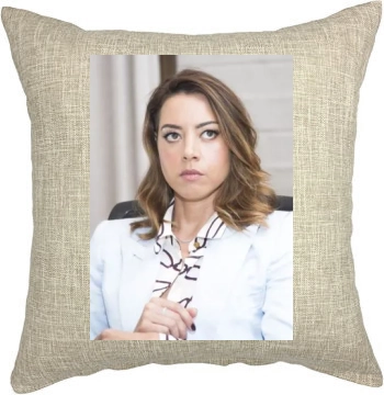 Aubrey Plaza Pillow