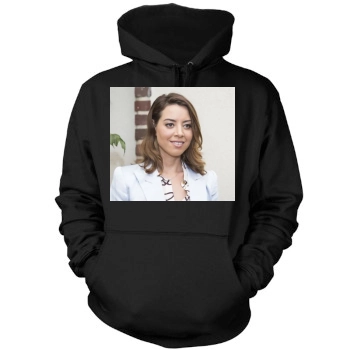 Aubrey Plaza Mens Pullover Hoodie Sweatshirt