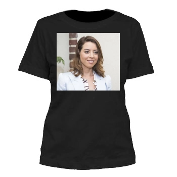 Aubrey Plaza Women's Cut T-Shirt