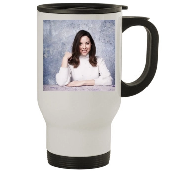 Aubrey Plaza Stainless Steel Travel Mug