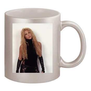 Shakira 11oz Metallic Silver Mug