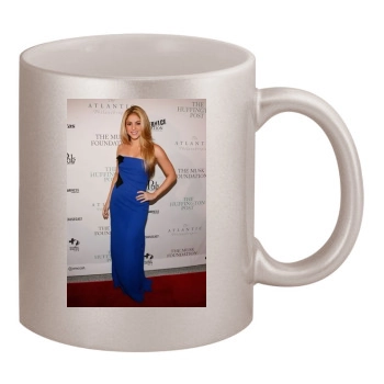 Shakira 11oz Metallic Silver Mug