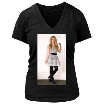 Shakira Women's Deep V-Neck TShirt