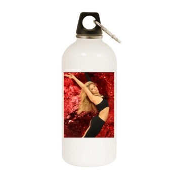 Shakira White Water Bottle With Carabiner