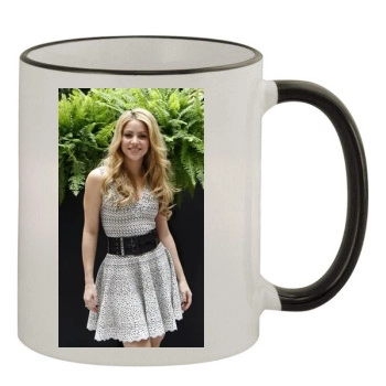 Shakira 11oz Colored Rim & Handle Mug