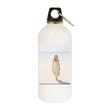 Shakira White Water Bottle With Carabiner