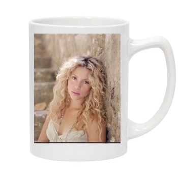 Shakira 14oz White Statesman Mug