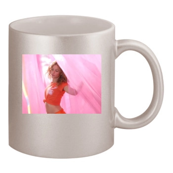 Shakira 11oz Metallic Silver Mug