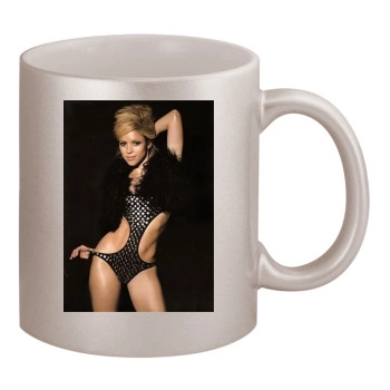 Shakira 11oz Metallic Silver Mug