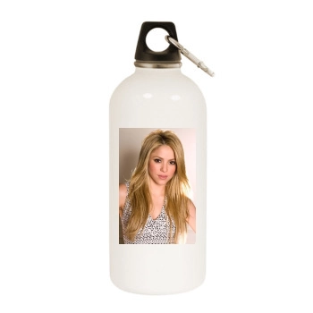 Shakira White Water Bottle With Carabiner