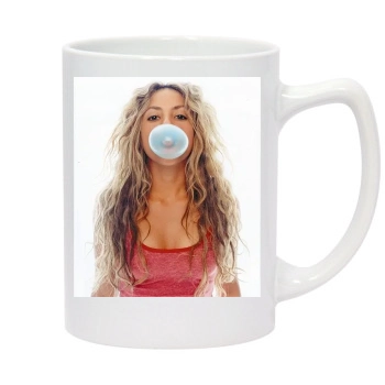 Shakira 14oz White Statesman Mug