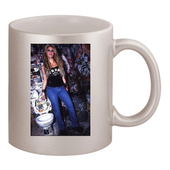 Shakira 11oz Metallic Silver Mug