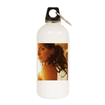 Shania Twain White Water Bottle With Carabiner