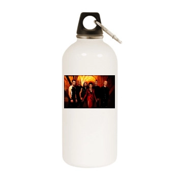 Sharon den Adel White Water Bottle With Carabiner