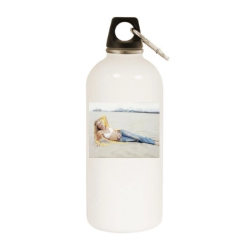 Sheryl Crow White Water Bottle With Carabiner