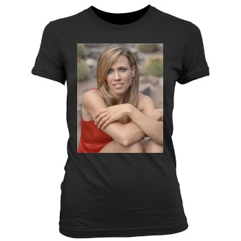 Sheryl Crow Women's Junior Cut Crewneck T-Shirt