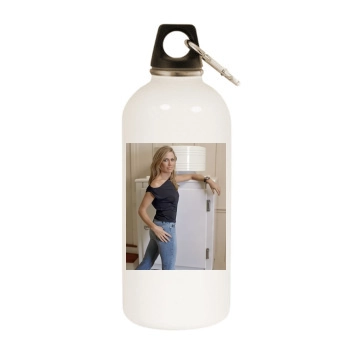 Sheryl Crow White Water Bottle With Carabiner