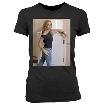 Sheryl Crow Women's Junior Cut Crewneck T-Shirt