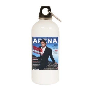 Shia LaBeouf White Water Bottle With Carabiner