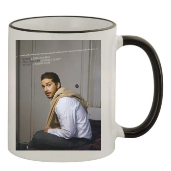 Shia LaBeouf 11oz Colored Rim & Handle Mug