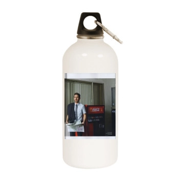 Shia LaBeouf White Water Bottle With Carabiner