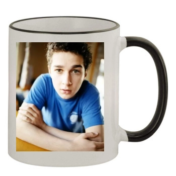 Shia LaBeouf 11oz Colored Rim & Handle Mug