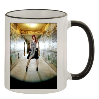 Shirley Manson 11oz Colored Rim & Handle Mug