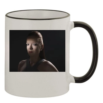 Shirley Manson 11oz Colored Rim & Handle Mug