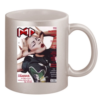 Sienna Miller 11oz Metallic Silver Mug