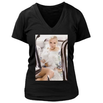 Sienna Miller Women's Deep V-Neck TShirt