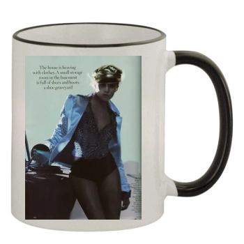 Sienna Miller 11oz Colored Rim & Handle Mug